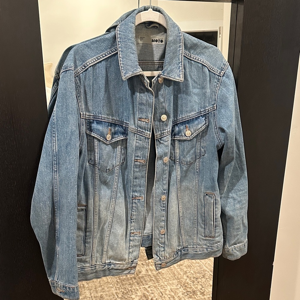 Topshop Classic Blue Denim Jacket